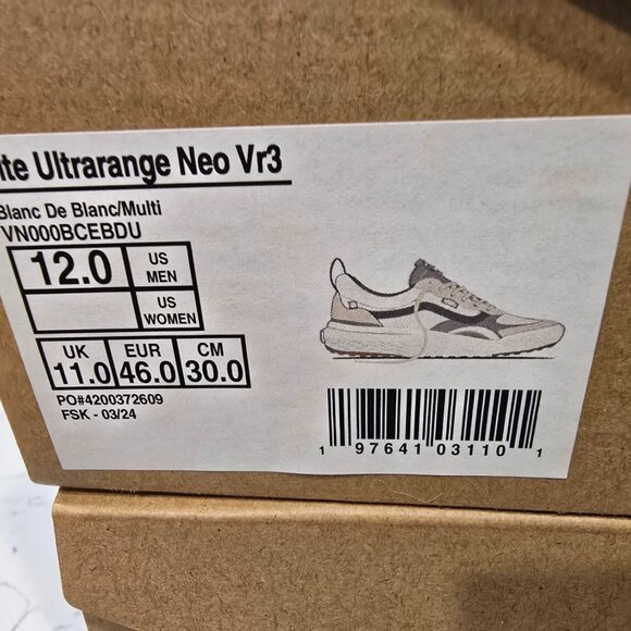 Vans MTE Ultrarange Neo VR3 Shoes Blanc de Blanc Mens Size 12 NEW VN000BCEBDU - Picture 9 of 15